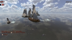 The sea of the floating corpses.